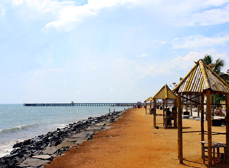 Beach Pondicherry Tourist Places